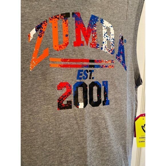 NEW XS Unisex Zumba Muscle Shirt - Picture 2 of 4